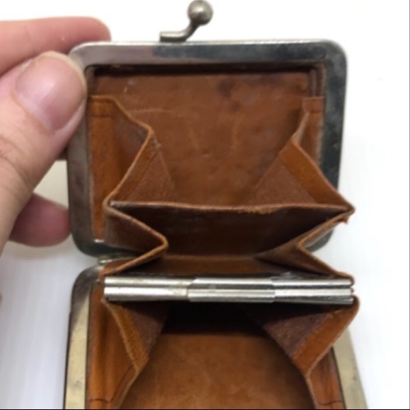 VINTAGE RARE Stone Coin Wallet & Purse - Picture 7 of 7